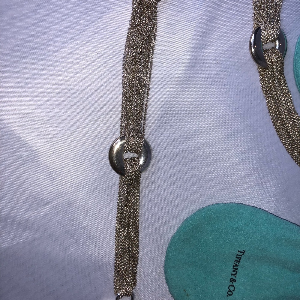 Tiffany SilverMultichain Circle Necklace& Bracelet